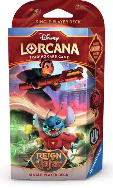 Disney Lorcana: Reign of Jafar - Starter Deck Ruby/Steel - Click and Collect Only