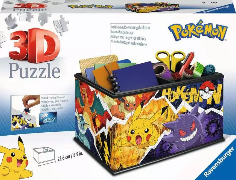 Pokemon Storage Box 3D Jigsaw Puzzle - New | Yard's Games Ltd