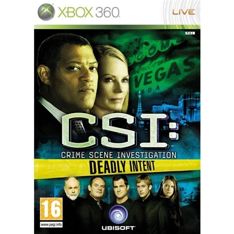 CSI Deadly Intent - Xbox 360