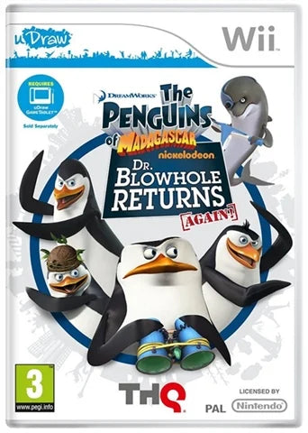 UDraw The Penguins of Madagascar - Wii