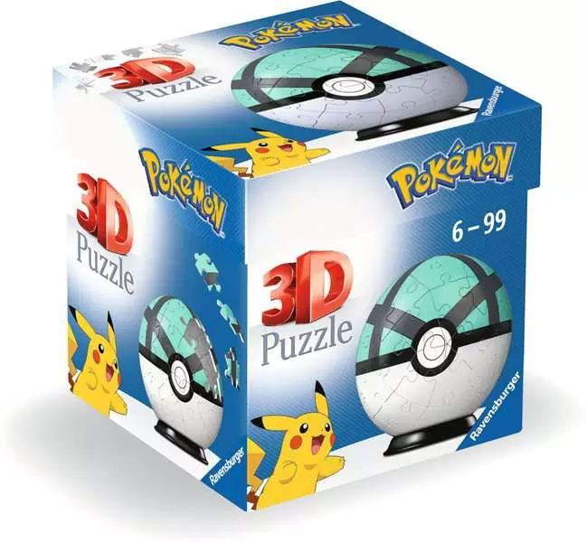 Pokemon Net Pokeball 3D Jigsaw Puzzle - New | Yard's Games Ltd