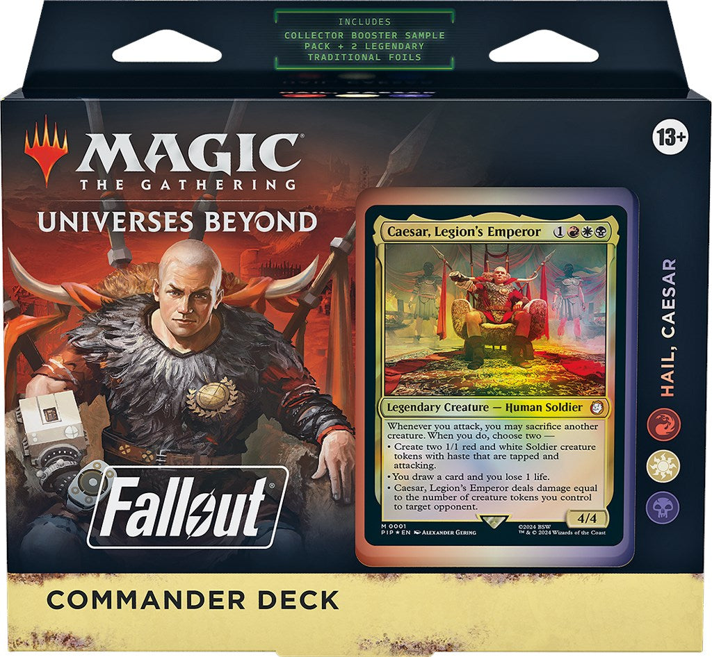 Fallout: Out of the Vault - Hail, Caesar Commander Deck | Yard's Games Ltd