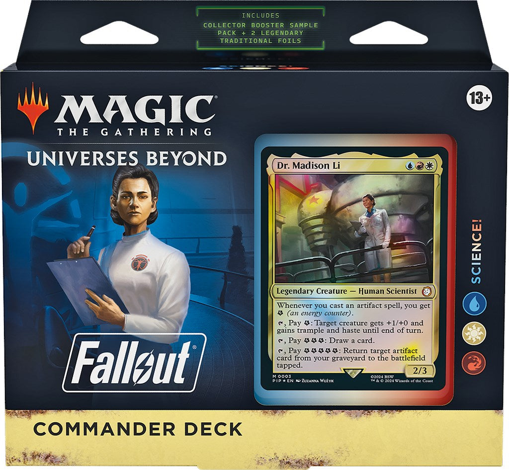 Fallout: Out of the Vault - Science! Commander Deck | Yard's Games Ltd