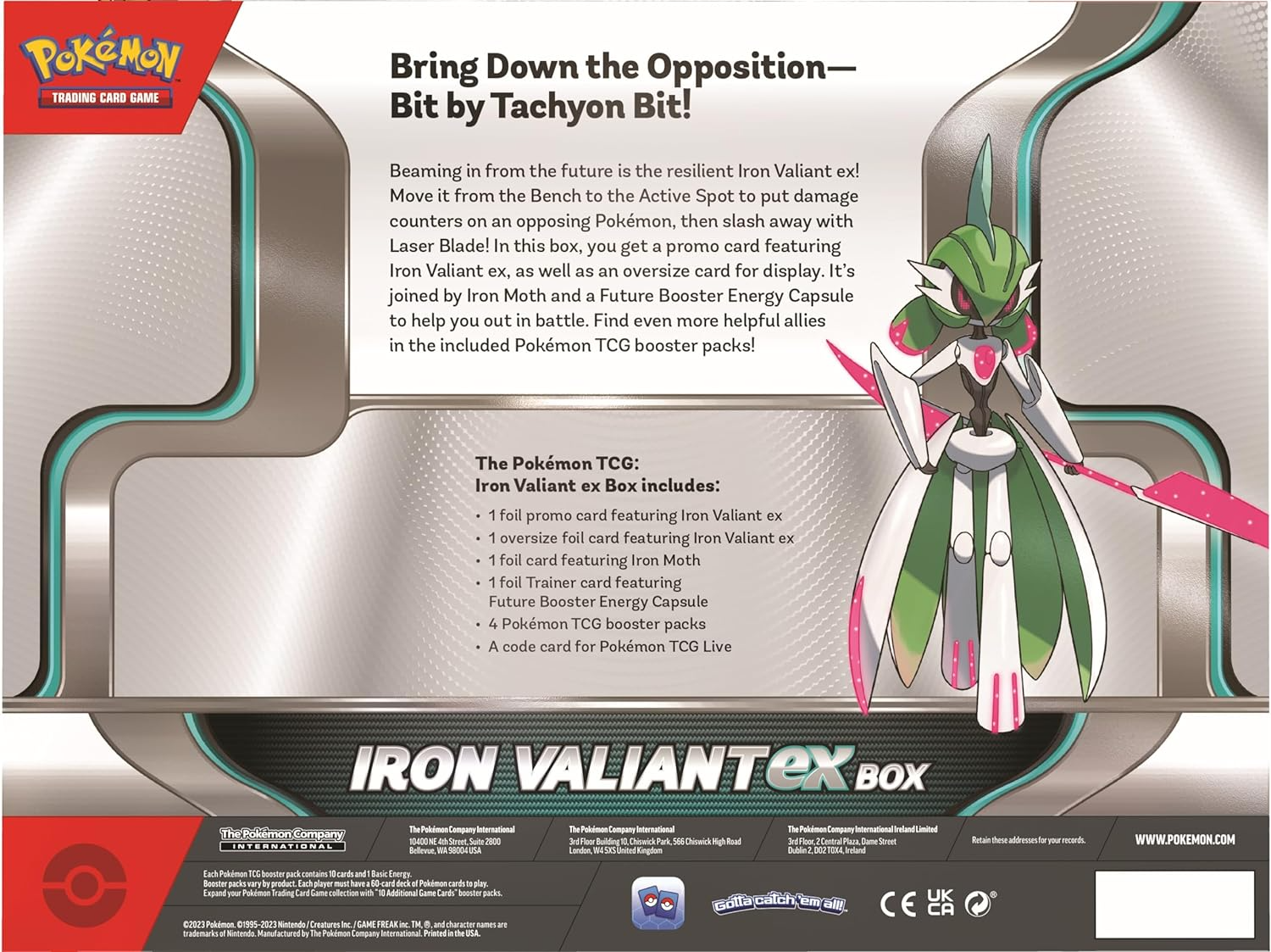 Pokémon TCG: Iron Valiant ex Box | Yard's Games Ltd
