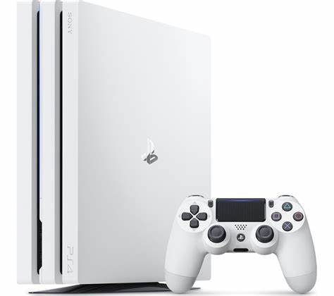 White Playstation 4 Pro Console Unboxed - Preowned