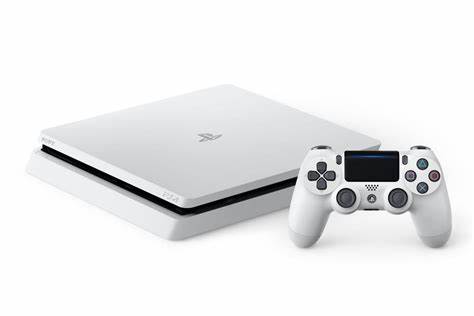 White Playstation 4 Slim Console Unboxed - Preowned