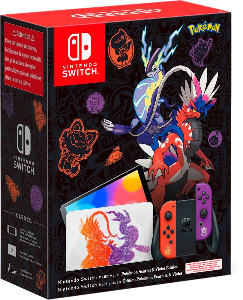 Pokemon Scarlet & Violet Switch OLED Console Boxed - New | Yard's Games Ltd