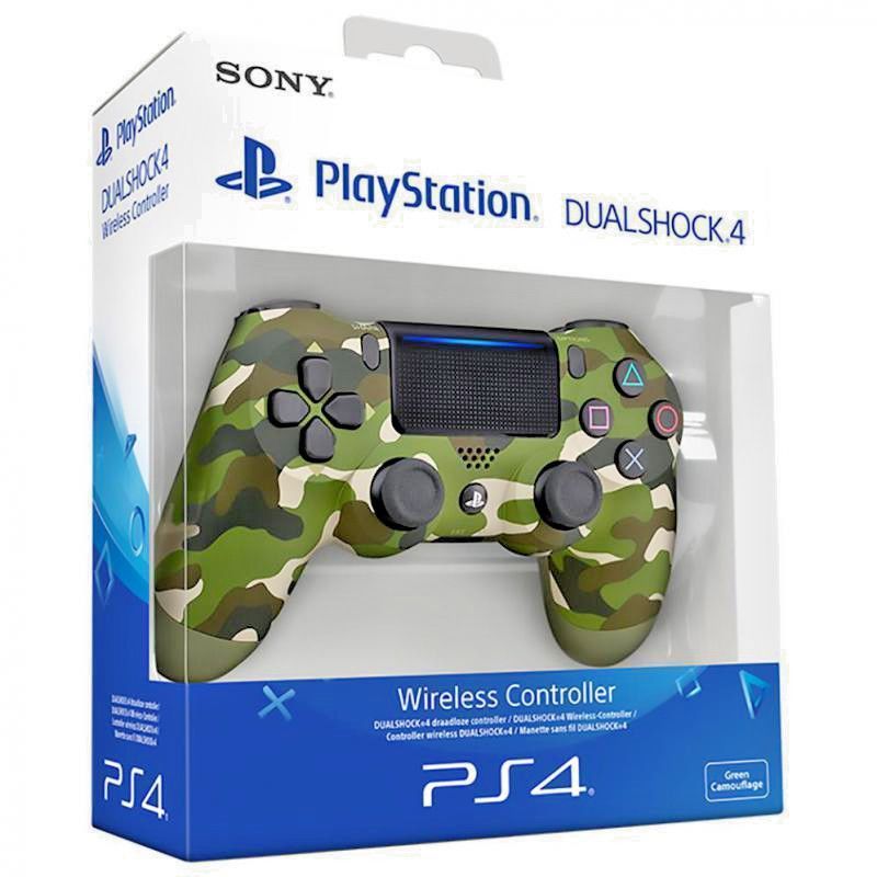 Sony PlayStation DualShock 4 Controller - Green Camouflage [New] | Yard's Games Ltd