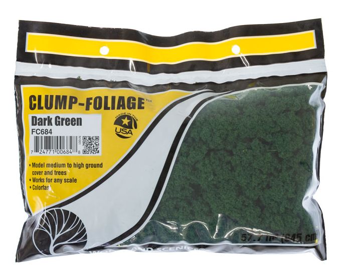 Dark Green Clump Foliage