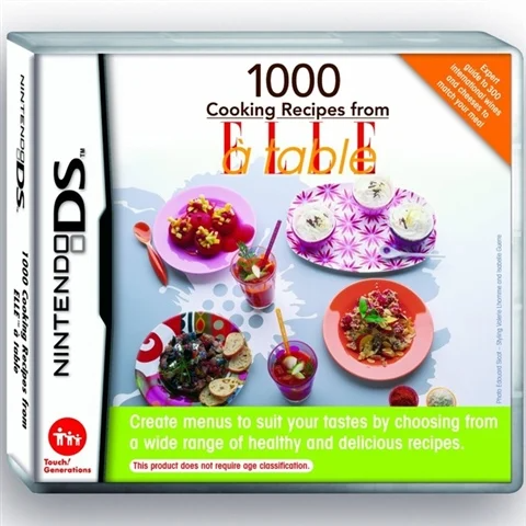 1000 Cooking Recipes from ELLE - DS