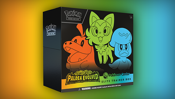 Pokémon TCG: Scarlet & Violet Paldea Evolved Pokémon Center Elite Trainer Box | Yard's Games Ltd