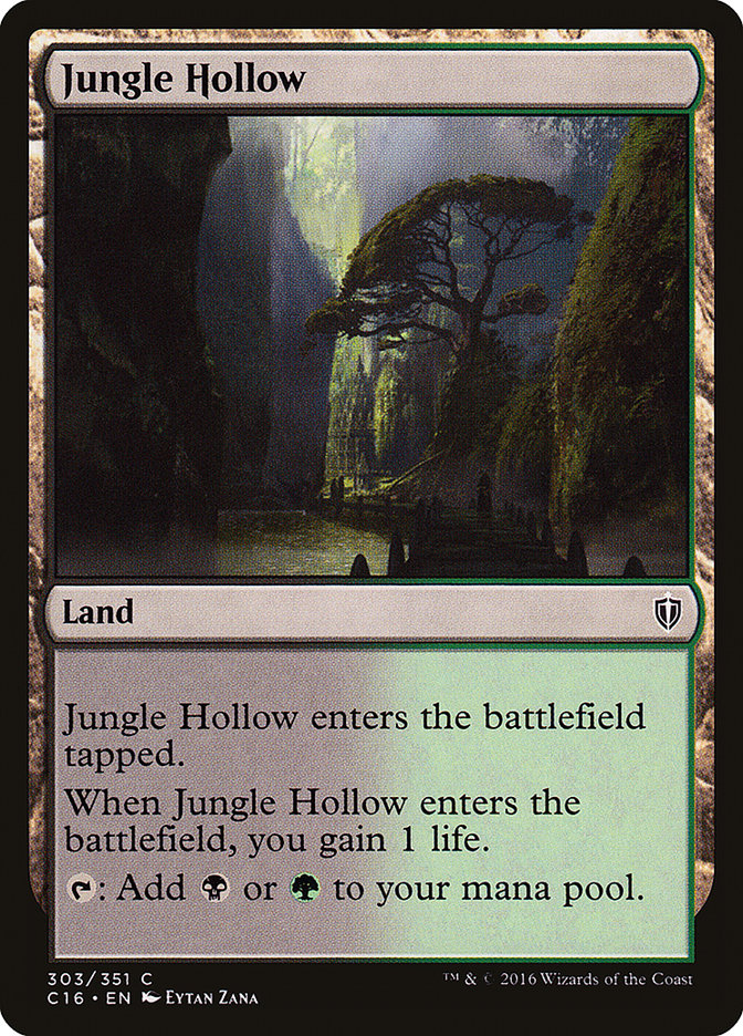 Jungle Hollow [Commander 2016] | Yard's Games Ltd