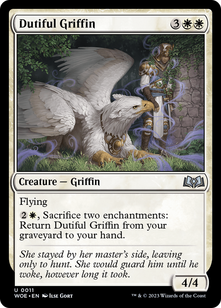 Dutiful Griffin [Wilds of Eldraine] | Yard's Games Ltd