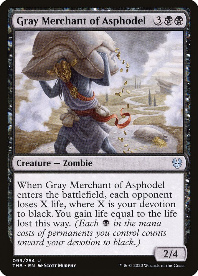 Gray Merchant of Asphodel [Theros Beyond Death] | Yard's Games Ltd