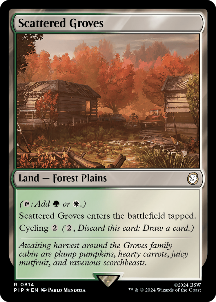 Scattered Groves (Surge Foil) [Fallout] | Yard's Games Ltd