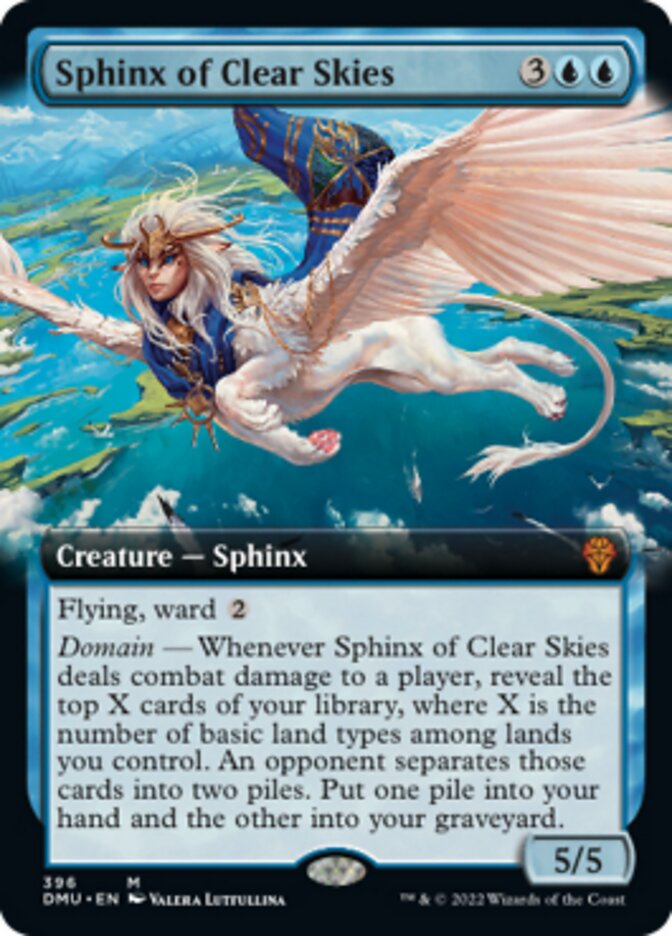 Sphinx of Clear Skies (Extended Art) [Dominaria United] | Yard's Games Ltd