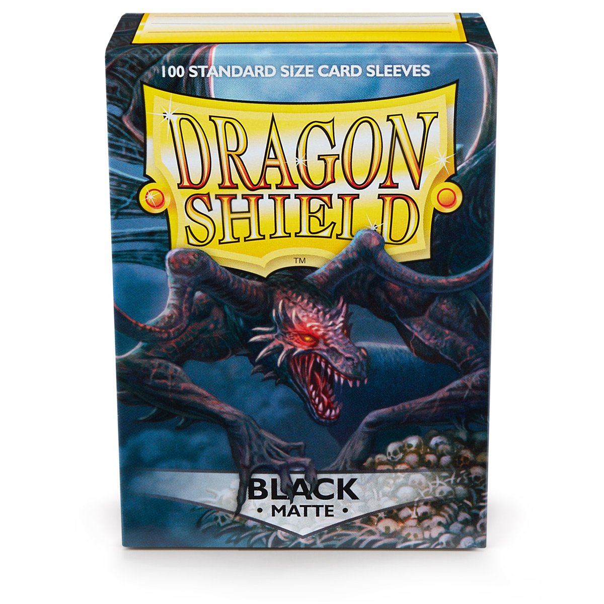 Dragon Shield Standard Matte Black ‘Rhipodon’ – (100ct) | Yard's Games Ltd