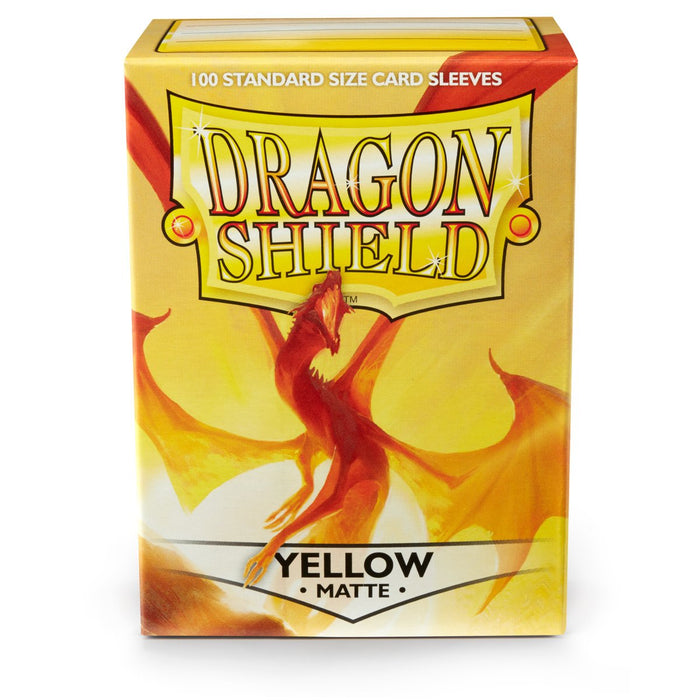 Dragon Shield Standard Matte Yellow ‘Elichaphaz’ – (100ct)