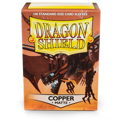 Dragon Shield Standard Matte Copper ‘Draco Primus’ – (100ct) | Yard's Games Ltd