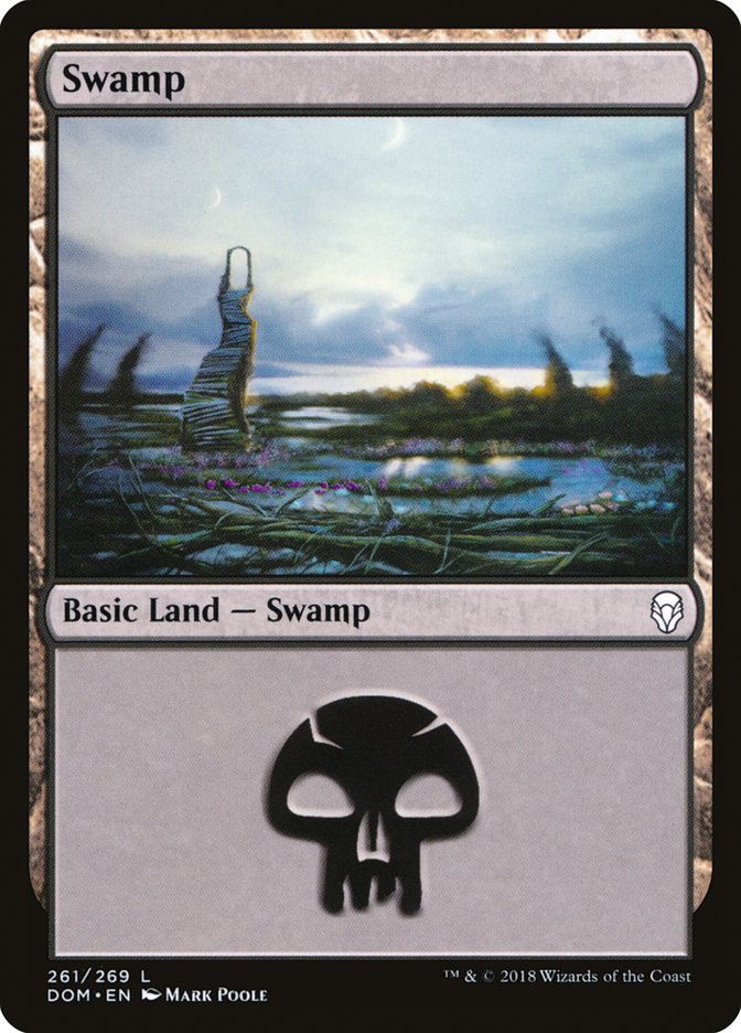 Swamp (261) [Dominaria] | Yard's Games Ltd