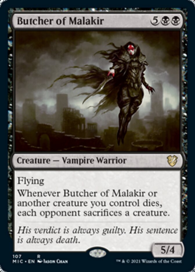 Butcher of Malakir [Innistrad: Midnight Hunt Commander] | Yard's Games Ltd