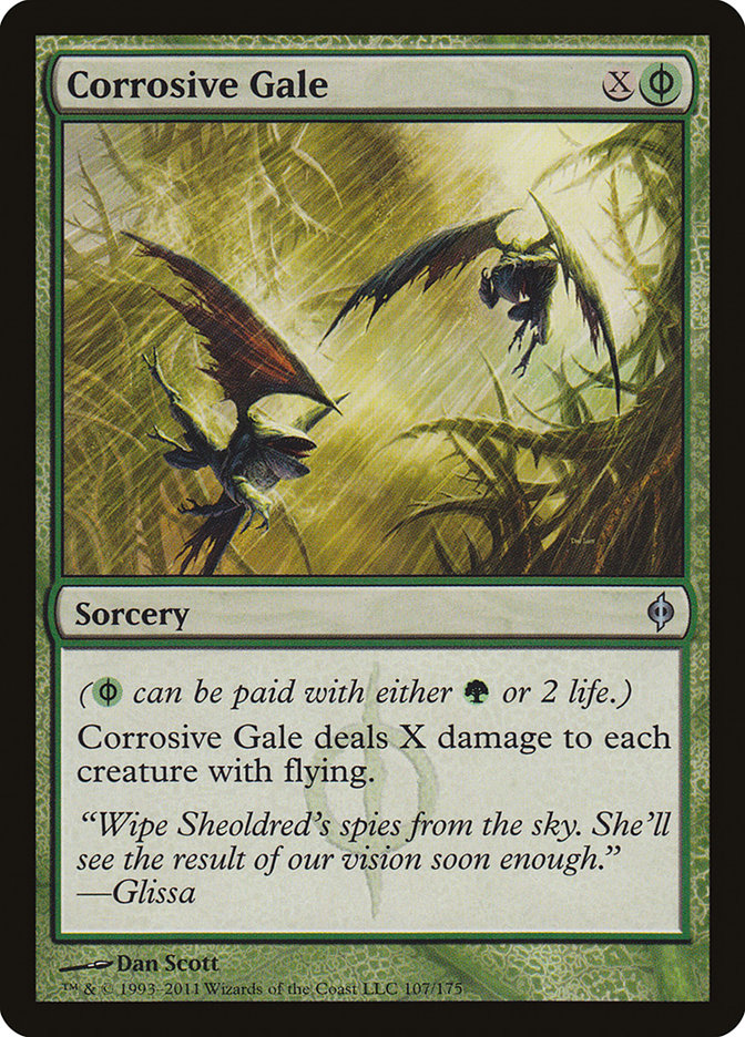 Corrosive Gale [New Phyrexia] | Yard's Games Ltd