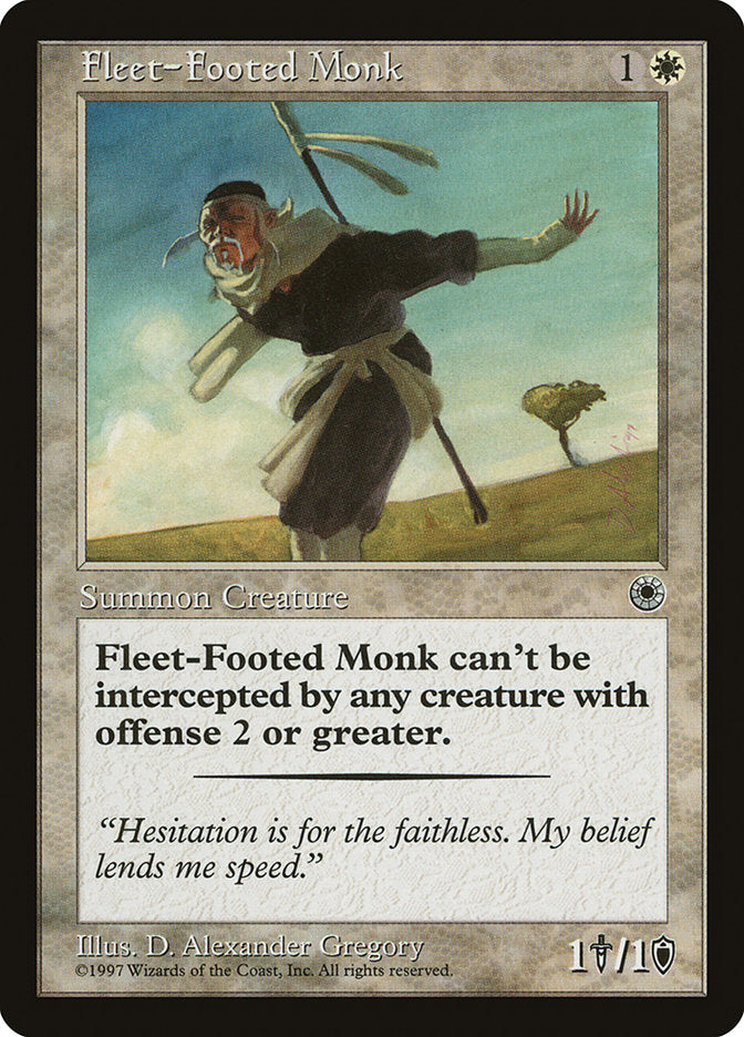 Fleet-Footed Monk [Portal] | Yard's Games Ltd