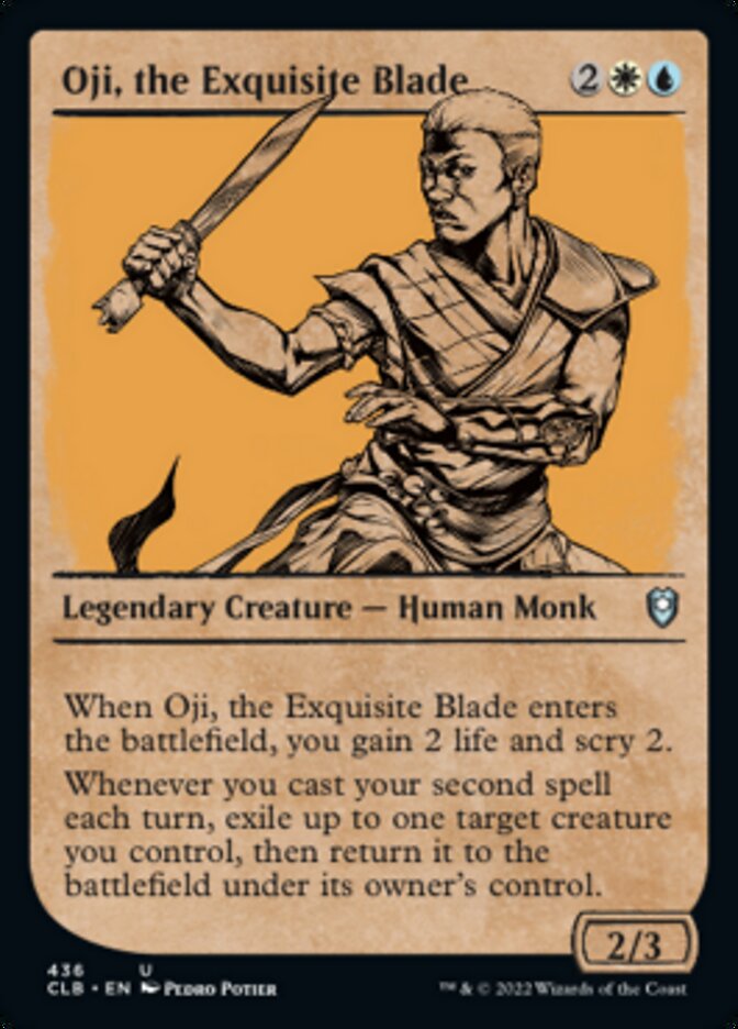 Oji, the Exquisite Blade (Showcase) [Commander Legends: Battle for Baldur's Gate] | Yard's Games Ltd