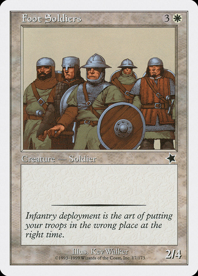 Foot Soldiers [Starter 1999] | Yard's Games Ltd