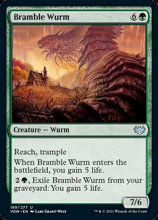 Bramble Wurm [Innistrad: Crimson Vow] | Yard's Games Ltd