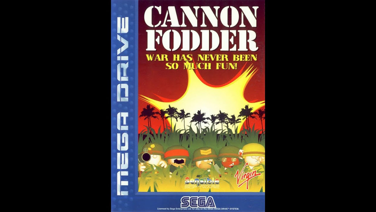 Cannon Fodder Boxed w/ Manual - Mega Drive