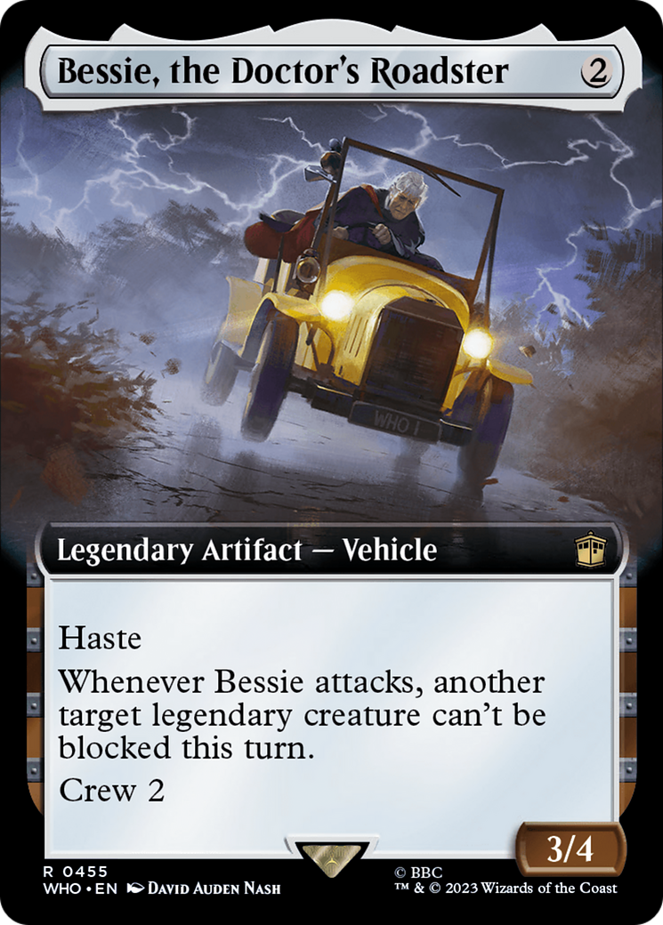 Bessie, the Doctor's Roadster (Extended Art) [Doctor Who] | Yard's Games Ltd