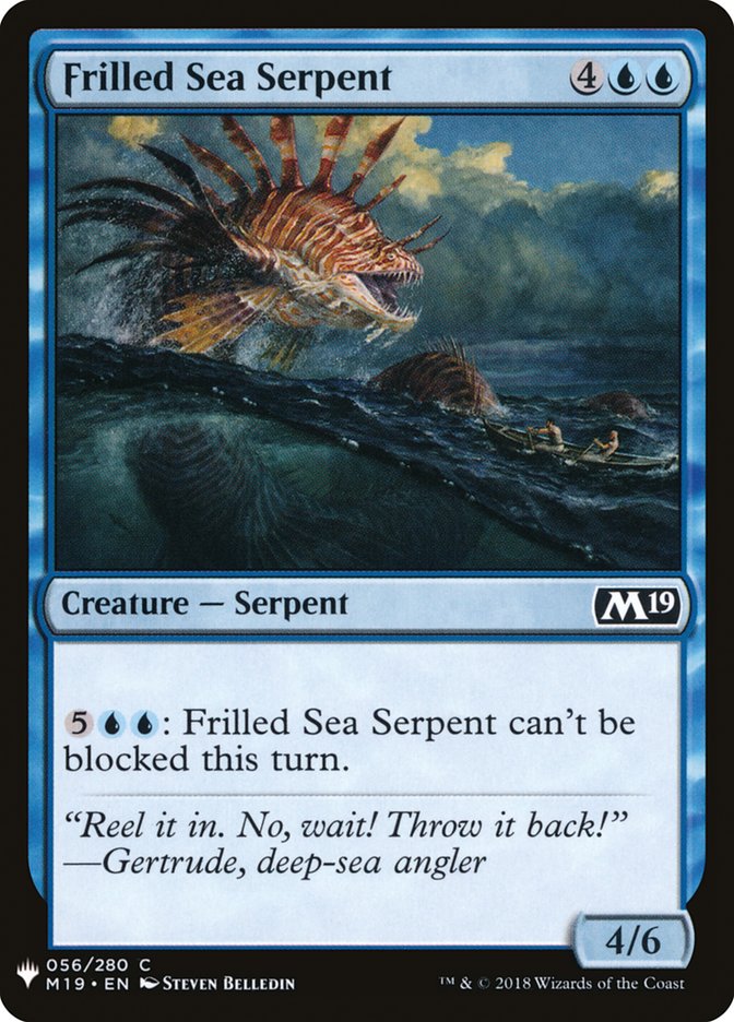 Frilled Sea Serpent [Mystery Booster] | Yard's Games Ltd