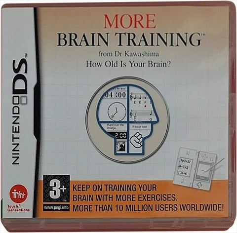 More Brain Training from Dr Kawashima - DS