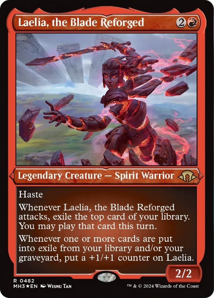 Laelia, the Blade Reforged (Foil Etched) [Modern Horizons 3] | Yard's Games Ltd