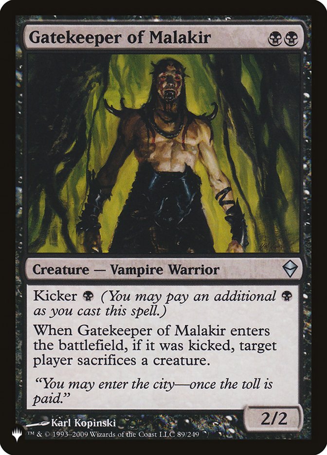 Gatekeeper of Malakir [The List] | Yard's Games Ltd
