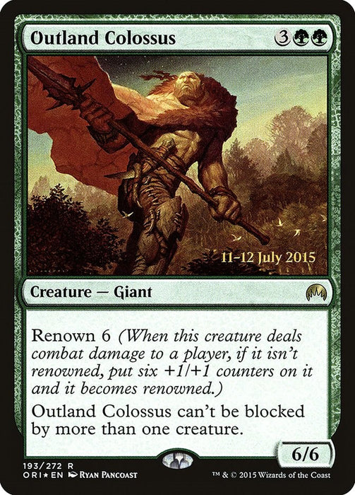 Outland Colossus [PRE - 193]