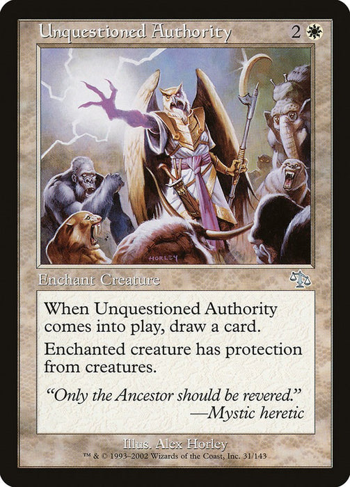 Unquestioned Authority [JUD - 31]