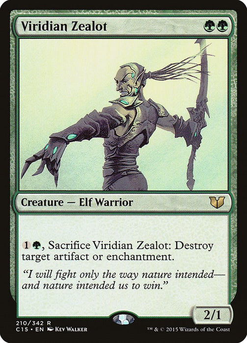 Viridian Zealot [C15 - 210]