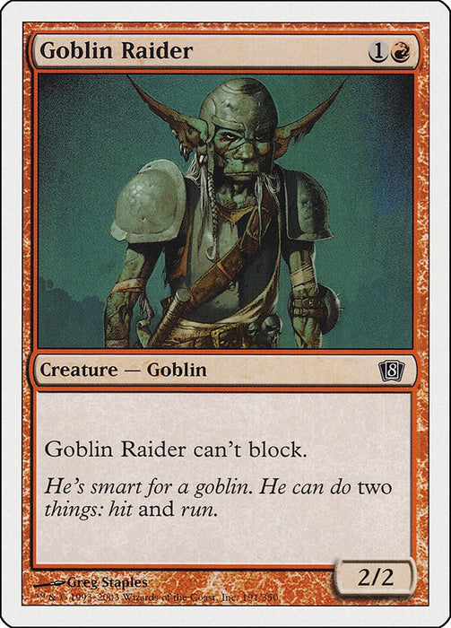 Goblin Raider [8ED - 191]