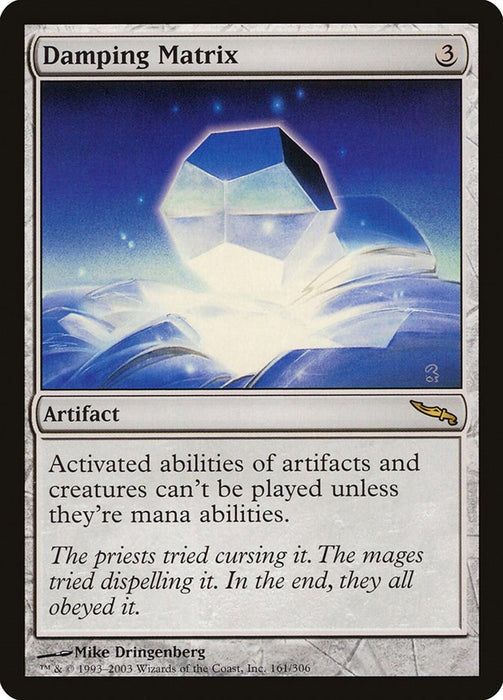Damping Matrix [MRD - 161]