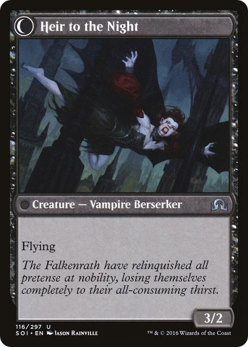 Heir of Falkenrath (Back)
