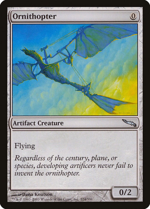 Ornithopter [MRD - 224]