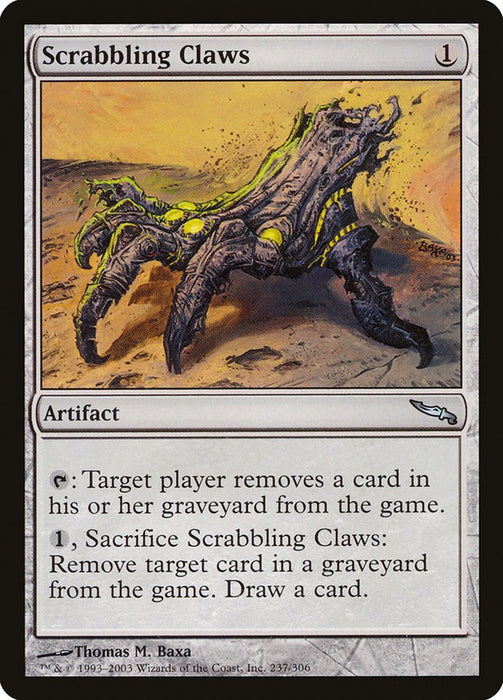 Scrabbling Claws [MRD - 237]