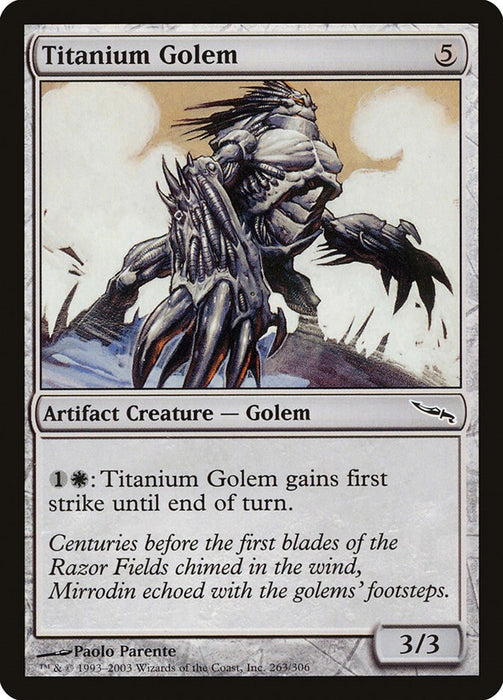 Titanium Golem [MRD - 263]
