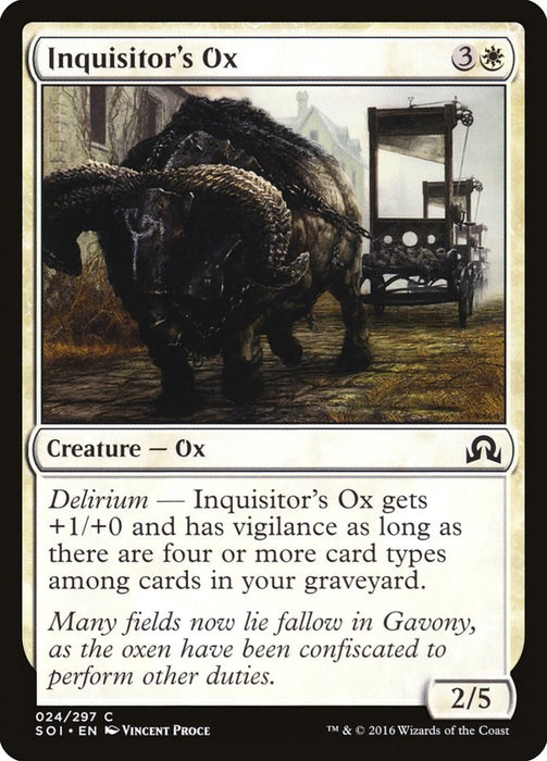 Inquisitor's Ox [SOI - 24]