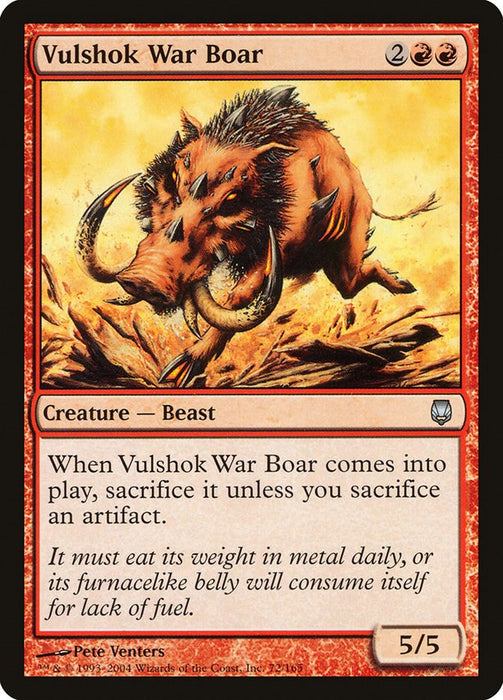Vulshok War Boar [DST - 72]