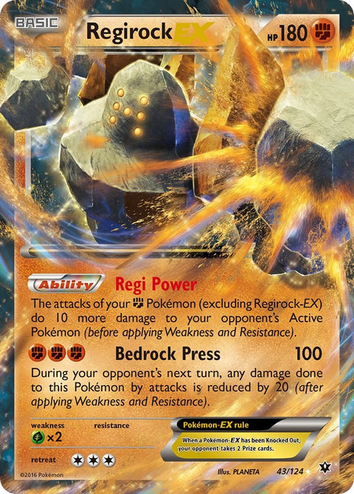 Regirock EX [FCO - 043]