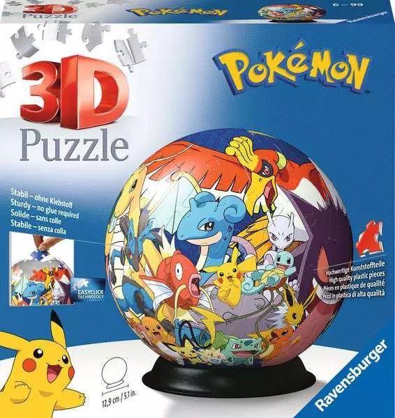 Pokemon Puzzle Ball 3D Jigsaw Puzzle - New