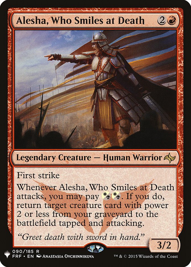 Alesha, Who Smiles at Death [Mystery Booster] | Yard's Games Ltd